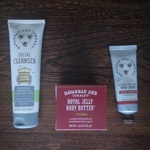 NEW Savannah Bee Company Facial Cleanser, Body Butter, and Hand Cream